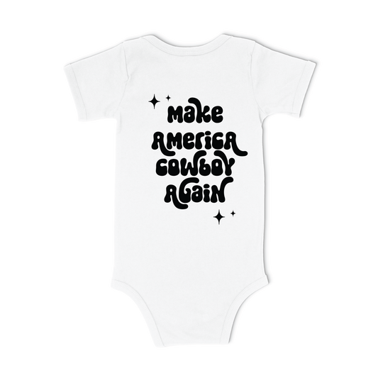 Cowboy Organic Baby Bodysuit