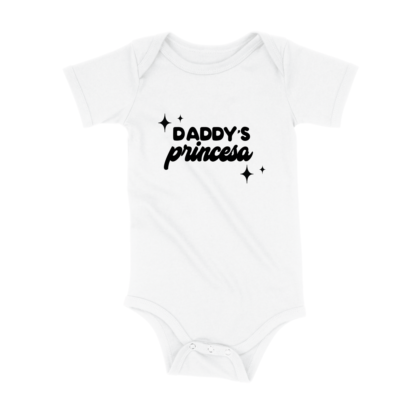 Daddy's Princesa Organic Baby Bodysuit