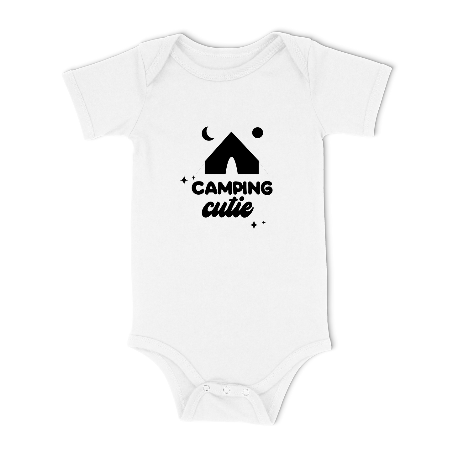 Camping Cutie Organic Baby Bodysuit