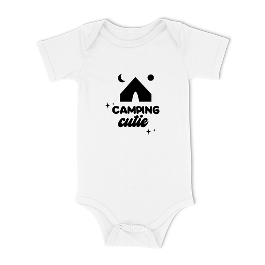 Camping Cutie Organic Baby Bodysuit