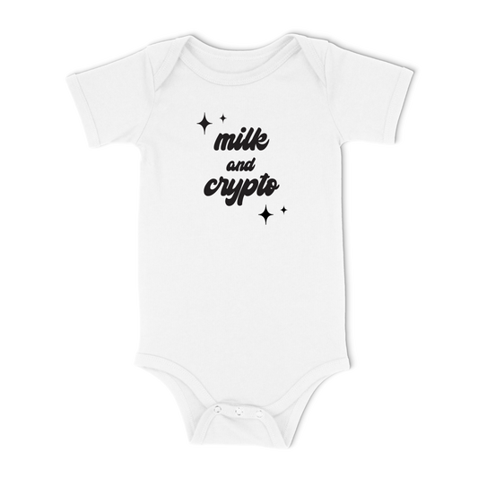 Milk and Crypto Organic Bodysuit