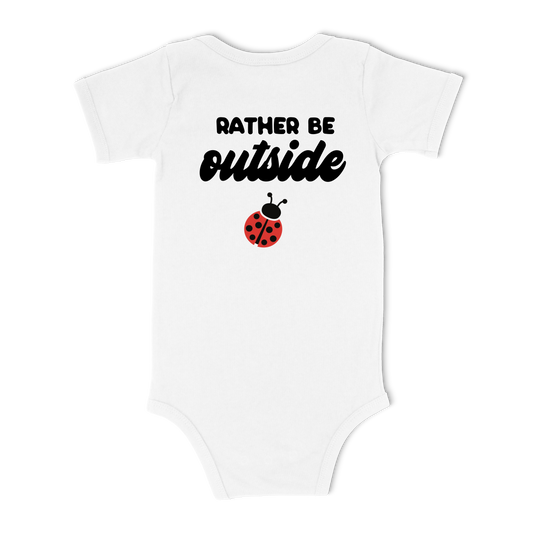 Rather be Outside Organic Baby Bodysuit