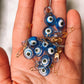 SMALL ROUND SHAPE EVIL EYE PROTECTION SAFETY PIN