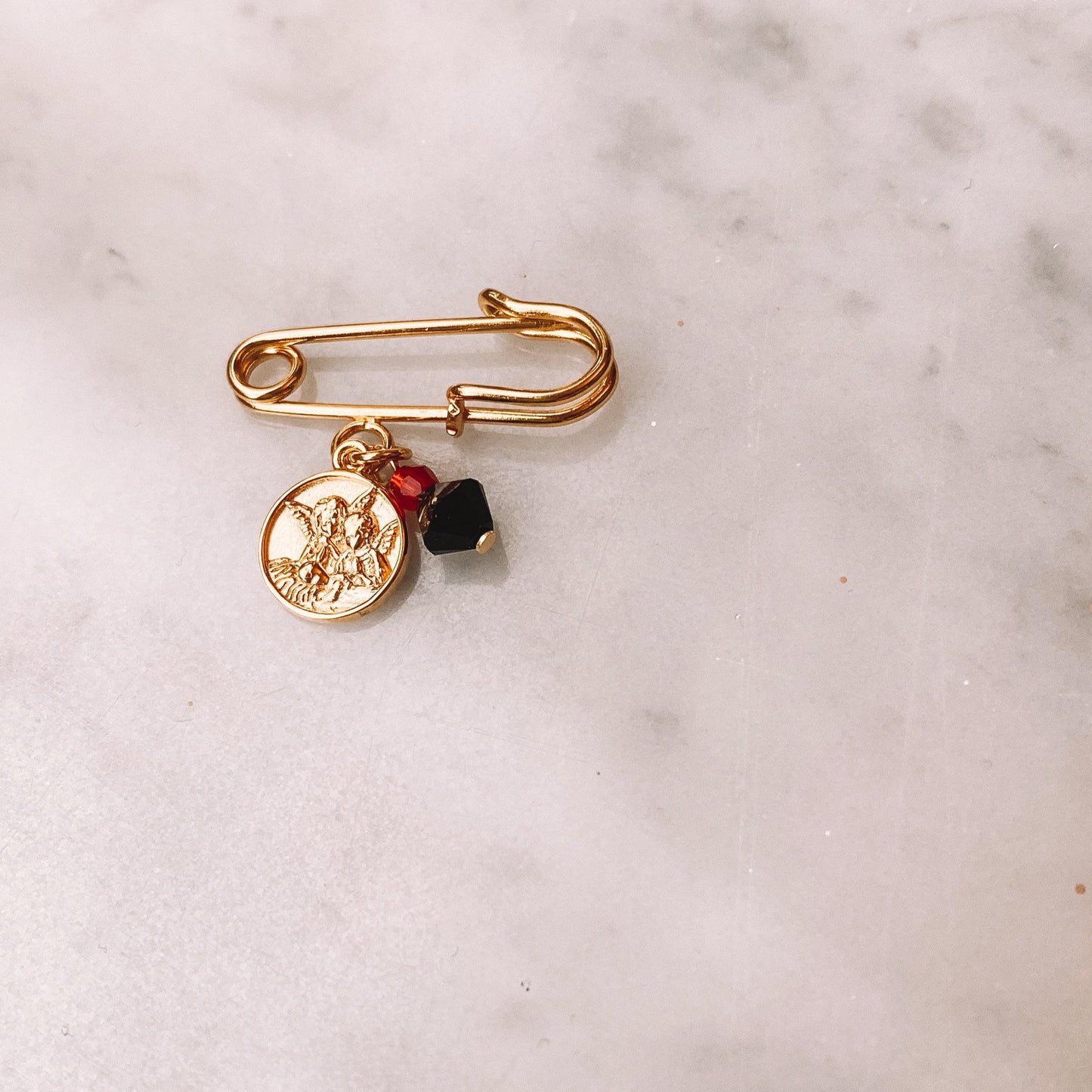 Azabache Guardian Angel Baby Pin